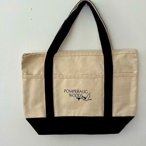 Atchison Boat Canvas Tote Bag.